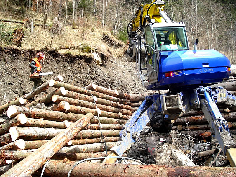 Bach-und Hangverbau - von Rotz Forstunternehmung in Kerns